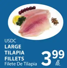 Cermak Fresh Market USDC LARGE TILAPIA FILLETS offer