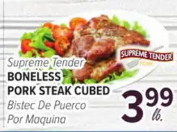 Cermak Fresh Market SUPREME TENDER BONELESS PORK STEAK CUBED offer