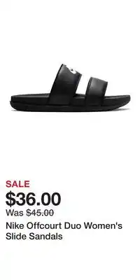 Kohl's Nike Offcourt Duo Women's Slide Sandals offer