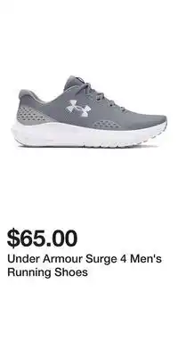 Kohl's Under Armour Surge 4 Men's Running Shoes offer