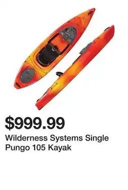 Dick's Sporting Goods Wilderness Systems Single Pungo 105 Kayak offer