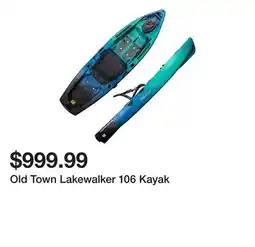 Dick's Sporting Goods Old Town Lakewalker 106 Kayak offer