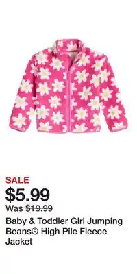 Kohl's Baby & Toddler Girl Jumping Beans High Pile Fleece Jacket offer
