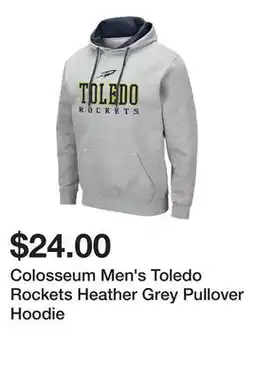 Dick's Sporting Goods Colosseum Men's Toledo Rockets Heather Grey Pullover Hoodie offer
