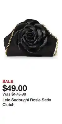 Nordstrom Lele Sadoughi Rosie Satin Clutch offer