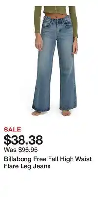 Nordstrom Billabong Free Fall High Waist Flare Leg Jeans offer