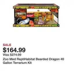 Petsmart Zoo Med ReptiHabitat Bearded Dragon 40 Gallon Terrarium Kit offer