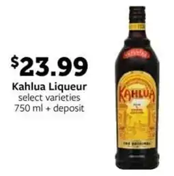 Fareway Kahlua Liqueur offer