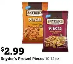 Fareway Snyder's Pretzel Pieces offer