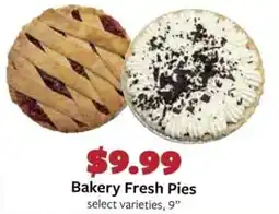 Fareway Bakery Fresh Pies select varieties, 9" offer