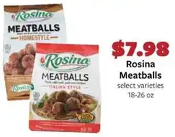 Fareway Rosina Meatballs offer
