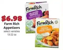 Fareway Farm Rich Appetizers offer