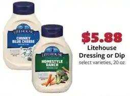 Fareway Litehouse Dressing or Dip offer