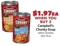 Fareway Campbell's Chunky Soup offer