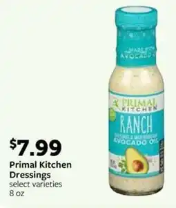 Fareway Primal Kitchen Dressings offer