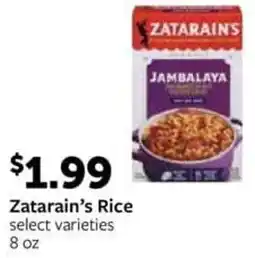 Fareway Zatarain's Rice offer