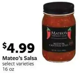 Fareway Mateo's Salsa offer