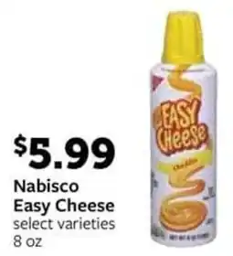 Fareway Nabisco Easy Cheese offer