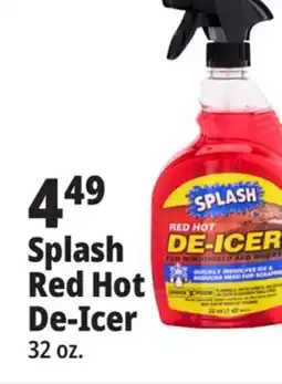 Ocean State Job Lot Splash Red Hot De-Icer offer