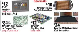 Ocean State Job Lot Doormats offer