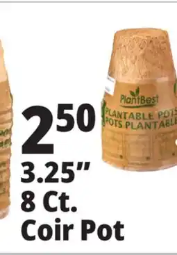 Ocean State Job Lot PlantBest Plantable 3.25 Coconut Coir Pots 8 Count offer