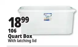 Ocean State Job Lot Sterilite Latch Top Storage Box 106 Qt offer