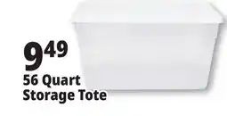 Ocean State Job Lot Gracious Living Clear Tote with Flip Top Lid 14 Gal offer