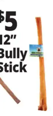 Ocean State Job Lot 12 Premium Bully Stick Pet Chew offer