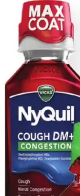 Ocean State Job Lot Vicks NyQuil Cough DM+ Congestion Relief Maximum Strength offer