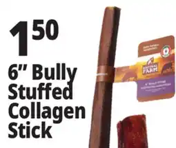 Ocean State Job Lot 6 Bully Stuffed Collagen Stick offer