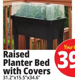 Ocean State Job Lot Tiller & Rowe Raised Planter with Cover offer