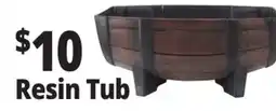 Ocean State Job Lot Whiskey Tub Resin Planter offer