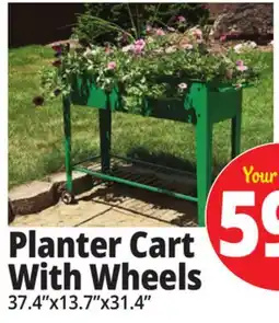 Ocean State Job Lot Mobil Garden Planter Cart offer