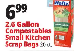 Ocean State Job Lot Hefty Compostable Small Kitchen Scrap Bags 20 Count offer