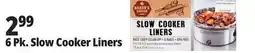 Ocean State Job Lot Baker's Choice Slow Cooker Liners 6 Count offer