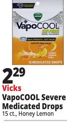 Ocean State Job Lot Vicks VapoCOOL Severe Medicated Drops offer