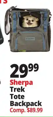 Ocean State Job Lot Sherpa Trek Tote Backpack offer