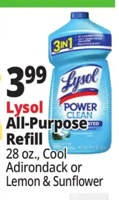 Ocean State Job Lot Lysol All-Purpose Refill offer