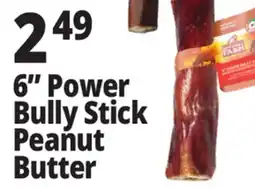 Ocean State Job Lot 6 Power Bully Stick Peanut Butter offer