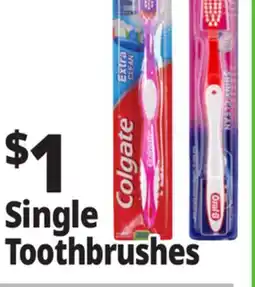 Ocean State Job Lot Single Toothbrushes offer