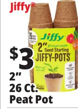 Ocean State Job Lot 2 Biodegradable Seed Starting Jiffy-Pots 26 Pots offer
