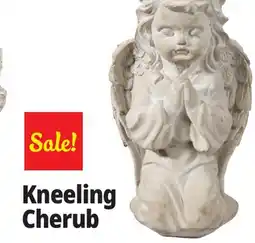 Ocean State Job Lot Praying Cherubim Girl Cement Statue Gray offer