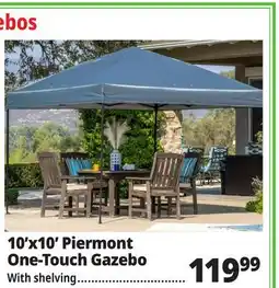 Ocean State Job Lot Piermont 10'x10' One-Touch Instant Gazebo offer