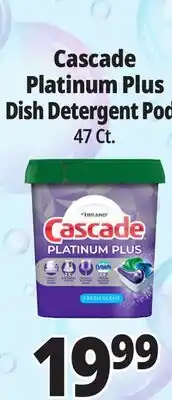Ocean State Job Lot Cascade Platinum Plus Dishwasher Pods 47 Ct offer