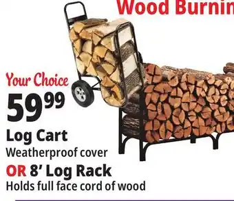 Ocean State Job Lot Heavy-Duty Firewood Carrier with Cover offer