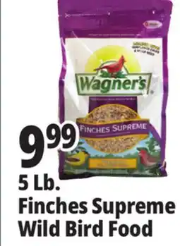 Ocean State Job Lot Wagner's Finches Supreme Premium Wild Bird Food 5 lbs offer