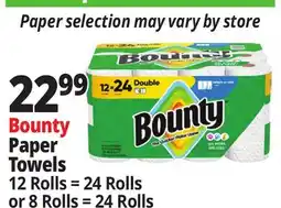 Ocean State Job Lot Bounty Paper Towels offer