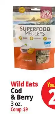Ocean State Job Lot Wild Eats Cod & Berry offer