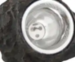 Ocean State Job Lot Outdoor Living Accents Resin Stone Solar Light offer