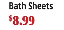 Ocean State Job Lot Bath Sheets offer